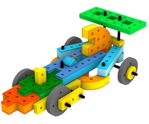 Joc de construit cu blocuri Adventure, Bakoba - Img 3