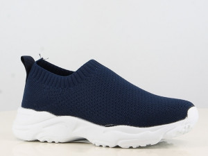 Mocasini bleumarin tip adidas - Sporty