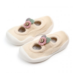 Mocasini cu talpa antiderapanta - Floricica