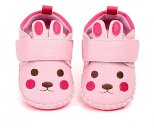 Pantofiori fetite - Iepurasul roz