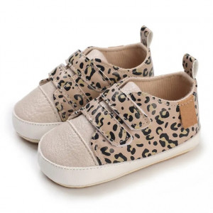 Pantofiori leopard cu barete cu arici - Img 3