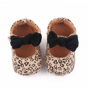Pantofiori leopard cu fundita neagra - Img 6