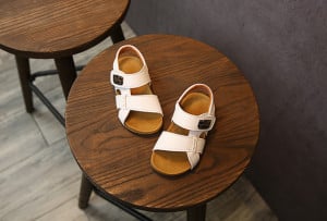 Sandale albe pentru fetite - Ella - Img 5