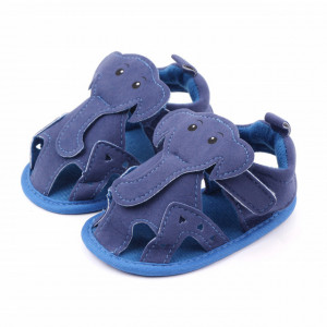 Sandalute albastre pentru baietei - Elefantelul