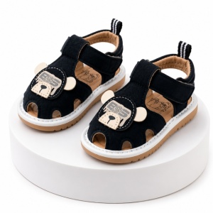 Sandalute pentru bebelusi cu piuitoare - Happy Cute Bear - Img 3