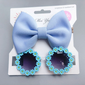 Set bentita si ochelari de soare - Blue Daisy
