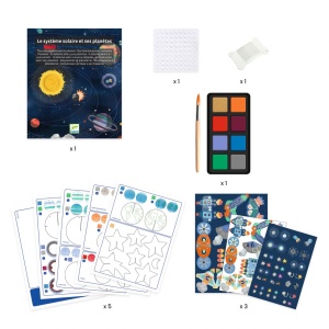 Set DIY decoratie mobila Sistemul solar, Djeco - Img 3
