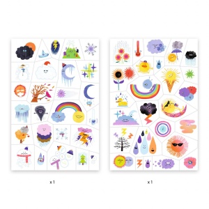 Tatuaje Emoji meteo, Djeco - Img 2
