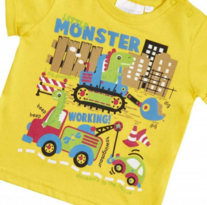 Tricou baietei - Little monster - Img 2