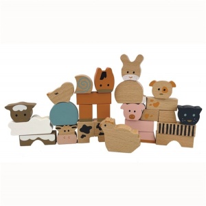 Animale din cuburi de lemn, Egmont Toys - Img 2