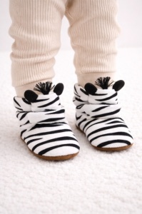 Botosei plusati pentru bebelusi - Zebra