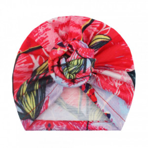Caciulita tip turban cu imprimeu viu colorat - Img 7