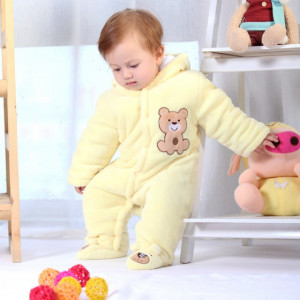 Combinezon plusat galben - Teddy