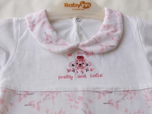 Compleu din doua piese, tricou si pantaloni, BabyIm, bumbac - Img 3