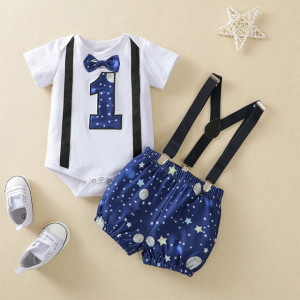 Costumas cu body pentru baietei - Moon