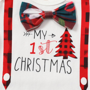 Costumas din 3 piese pentru bebelusi - Christmas Time - Img 3
