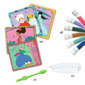 Joc creativ cu microperle, In jurul lumii, Djeco - Img 2