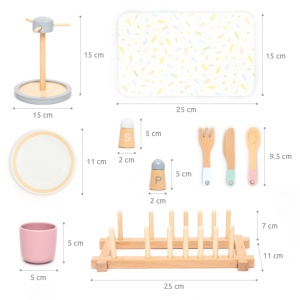 Joc de rol Set complet pentru servirea mesei, UMU Toys - Img 3