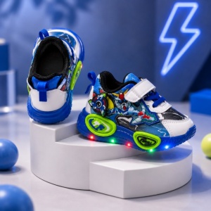 Pantofi sport cu lumini LED, Model Robo 2, Multicolor