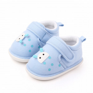 Pantofiori bleu pentru baietei - Buburuza