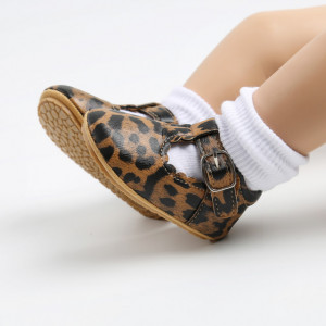 Pantofiori leopard pentru fetite