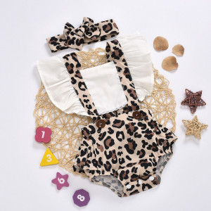 Salopeta pentru fetite - Leopard