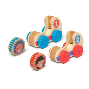 Set de doua masinute din lemn colectia GO TOTs - Img 2