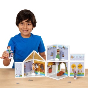 Set de joaca magnetic Castel medieval - Melissa & Doug - Img 3