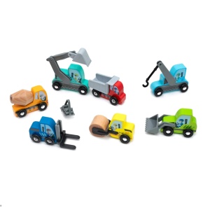 Set de vehicule pentru constructii, UMU Toys - Img 4
