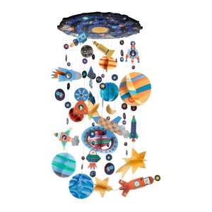 Set DIY decoratie mobila Sistemul solar, Djeco - Img 4