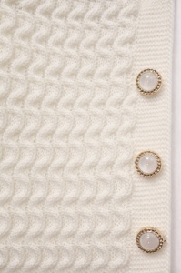Set Tricotat Bebelusi 3 Piese, Cardigan + Bluza + Pantaloni - Img 3