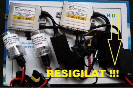 INSTALATIE XENON PHILIPS HID 55W H7 - Produs Resigilat