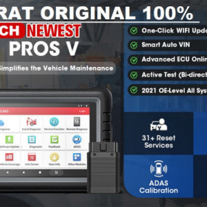 Tester auto profesional Launch X431 PROS V1.0 Bluetooth 5.0 Generatia II Codare ECU, Programari, Functii Online, Update 24 Luni