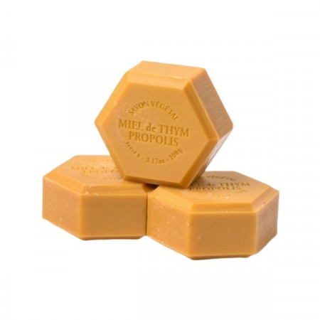 Savon Végétal Miel de Thym Hexagonal 25g