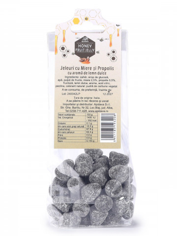 Jeleuri cu miere, propolis si lemn dulce 100g Apidava - Img 2
