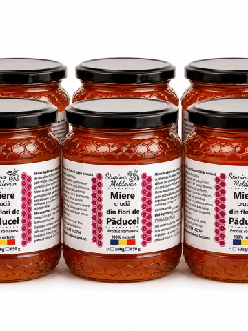 Pachet 6 x Miere Paducel 500g + Transport GRATUIT