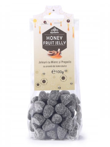 Jeleuri cu miere, propolis si lemn dulce 100g Apidava - Img 1