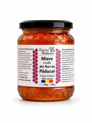 Miere cruda de Paducel 500g Stupina Moldovan