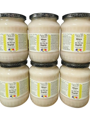 Pachet 6 x Miere Rapita 950g + Transport GRATUIT