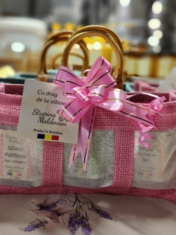 Set Cadou 3x Miere cruda Stupina Moldovan - ROZ