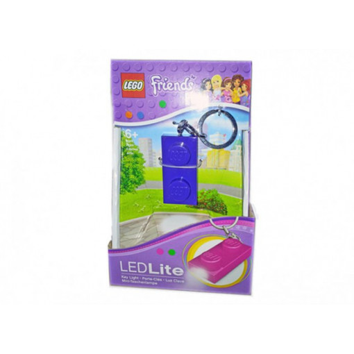 Breloc cu lanterna LEGO Friends placa indigo (LGL-KE52F-I)