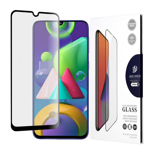 Folie protectie telefon Samsung Galaxy A20 / A30 / A30s / A50 / A50s / M21 / M30 / M30s / M31 - Dux Ducis Tempered Glass - Black
