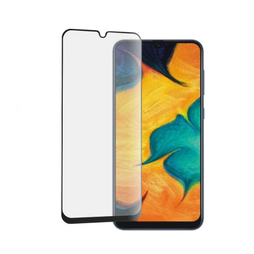 Folie protectie telefon Samsung Galaxy A20 / A30 / A30s / A50 / A50s / M21 / M30 / M30s / M31 - Mocolo 3D Curved Full Glue Glass - Black
