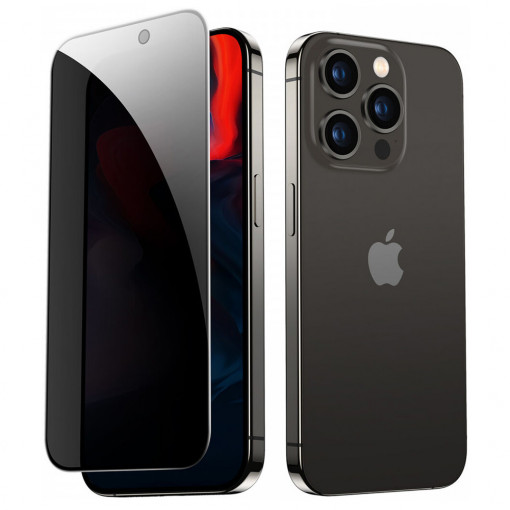 Folie telefon iPhone 15 Pro - ESR Screen Shield - Privacy