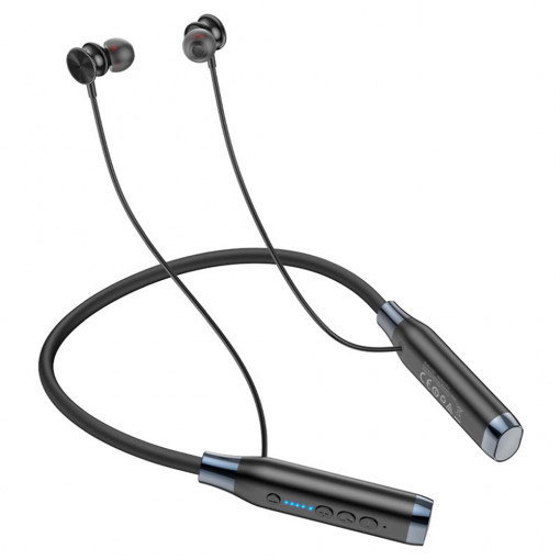 Hoco - Bluetooth Earphones (ES62) - for Sport, Support BT, TF card - Black