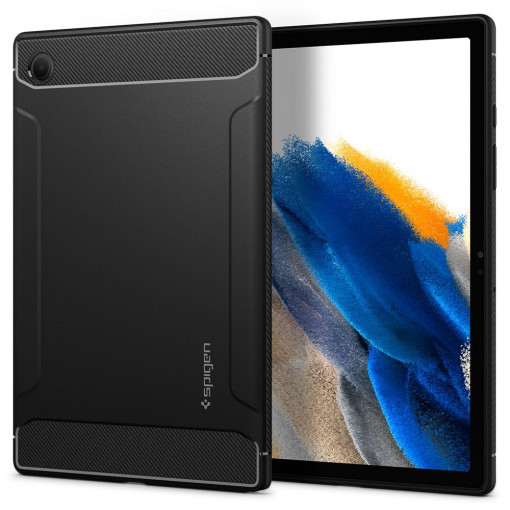Husa pentru tableta Samsung Galaxy Tab A8 10.5 inch SM-X200/SM-X205 - Spigen Rugged Armor - Black