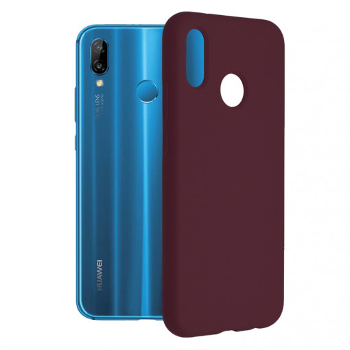 Husa telefon Huawei P20 Lite - Techsuit Soft Edge Silicone - Plum Violet
