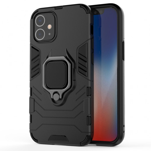 Husa telefon iPhone 12 / 12 Pro - Techsuit Silicone Shield - Black