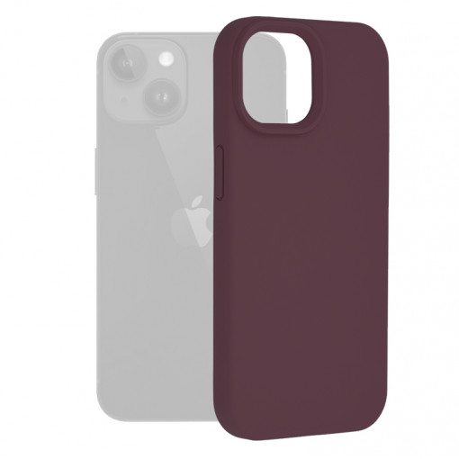 Husa telefon iPhone 15 - Techsuit Soft Edge Silicone - Plum Violet