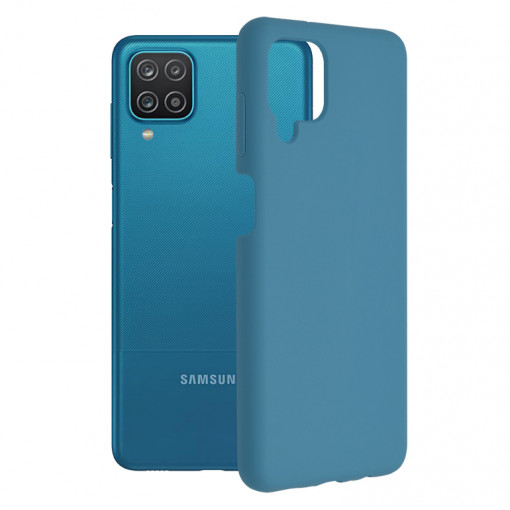 Husa telefon Samsung Galaxy A12 / A12 Nacho - Techsuit Soft Edge Silicone - Denim Blue